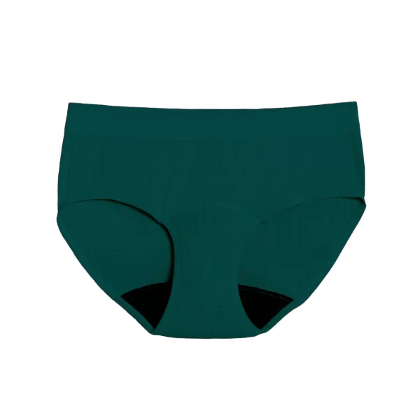 Bikini Sporty Stretch Period Pantie Forest Green