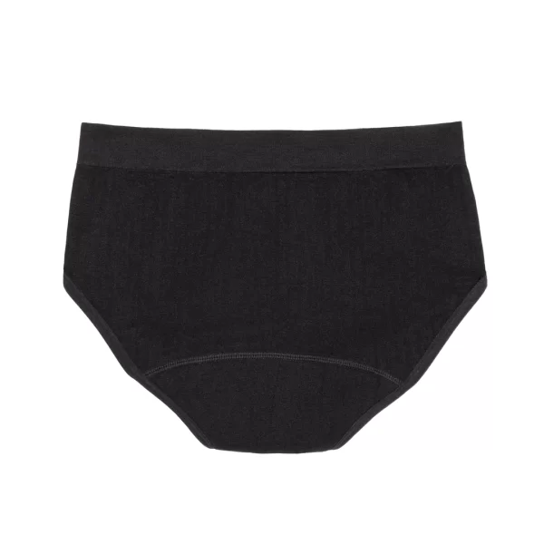 Bikini Sporty Stretch Seamless Period Pantie Black