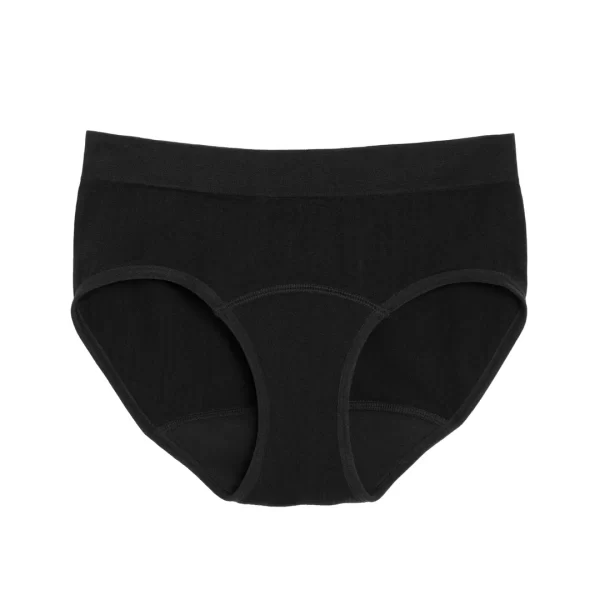 Bikini Sporty Stretch Period Seamless Pantie Black