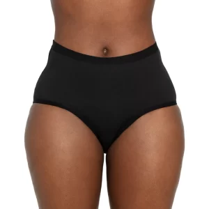 Brushed Microfiber Medium Flow Period High Waisted Panties