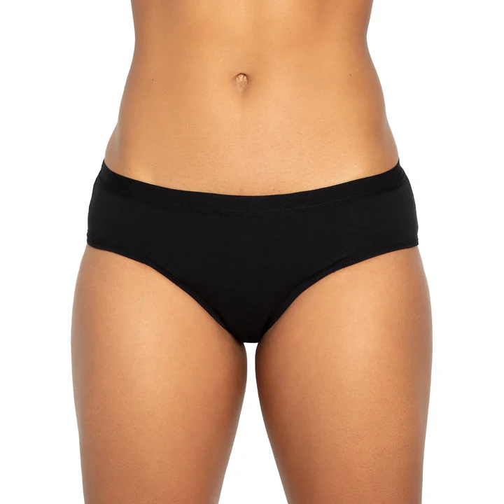 Brushed Microfiber Medium Flow Period Bikini Panties